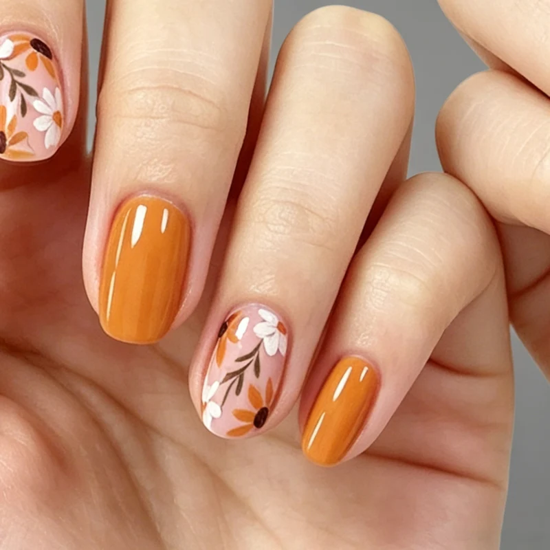 Blumenmuster Nagelkunst Verbesserungen Karnz