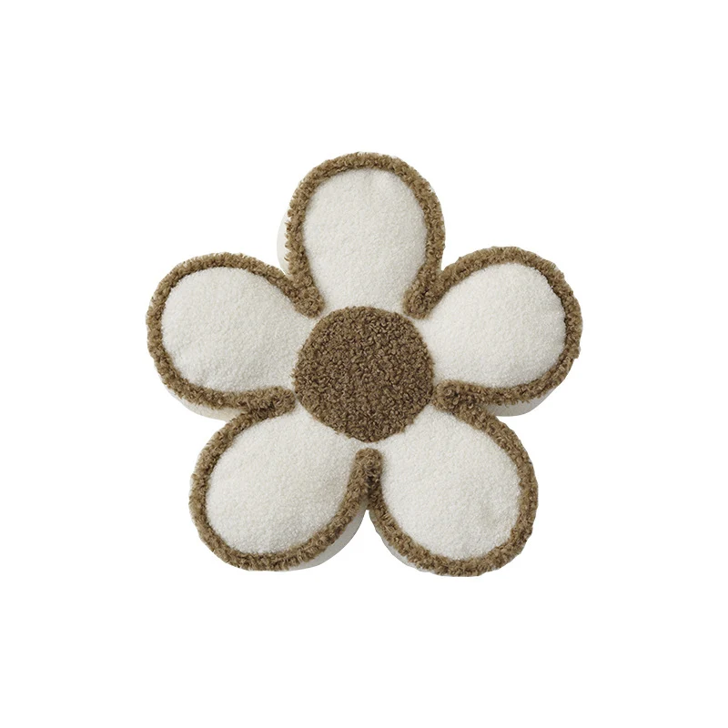 Blumenförmiger Kurzflor-Badvorleger aus weichem Tufting mit Antirutsch-Rückseite Karnz