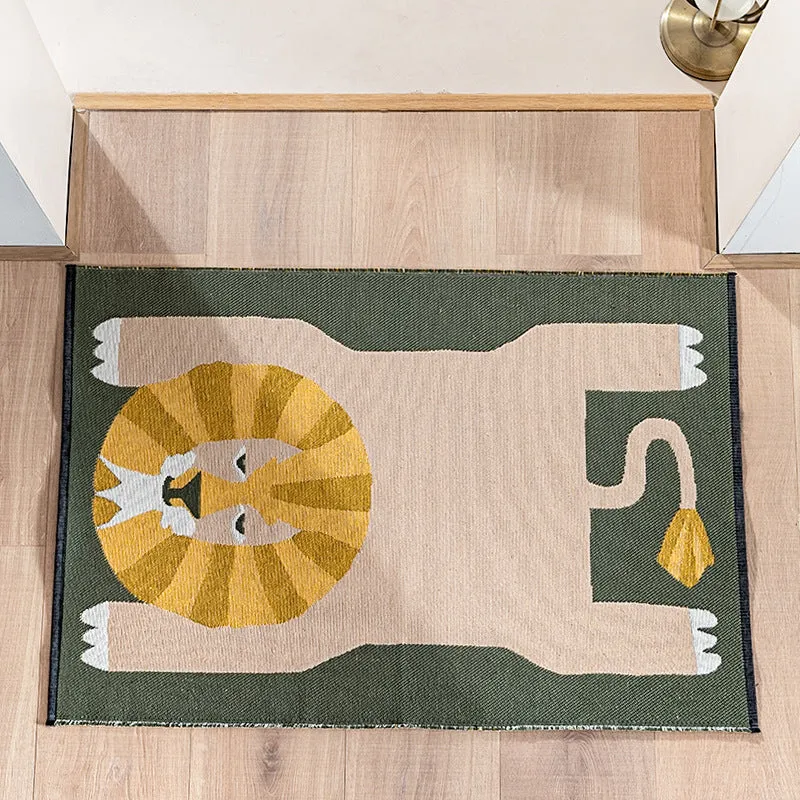 Badematte mit Giraffen-Design, saugfähigem Mikrofaserflor und rutschfester Unterseite Karnz