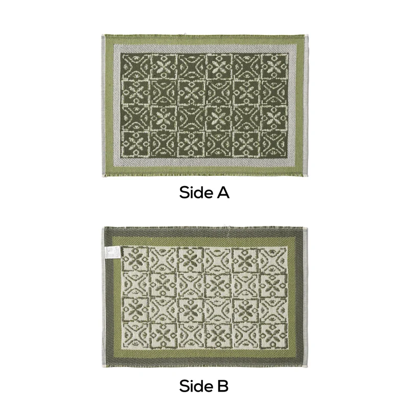 Wendbarer gewebter Teppichläufer mit ornamentaler Jacquard‑Struktur Karnz