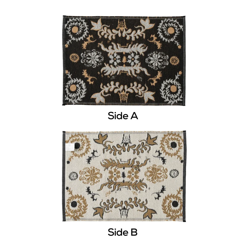Wendbarer gewebter Teppichläufer mit ornamentaler Jacquard‑Struktur Karnz