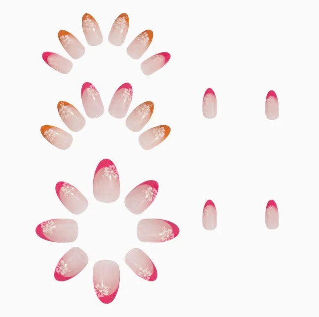 Floral Ombre Nagelkunst Verbesserungen Karnz