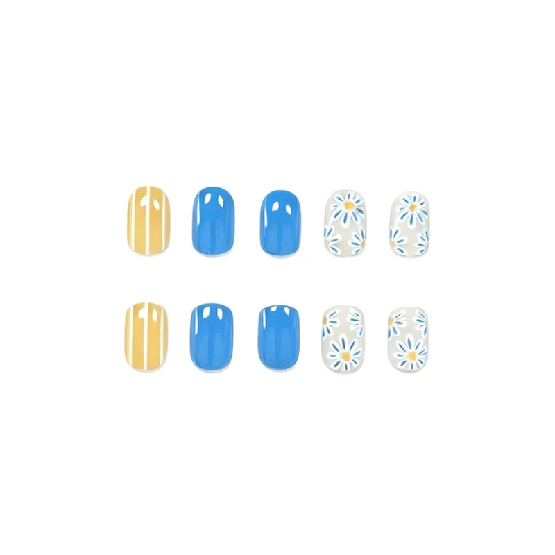 Blumen-inspiriertes Nagelkunstset Karnz