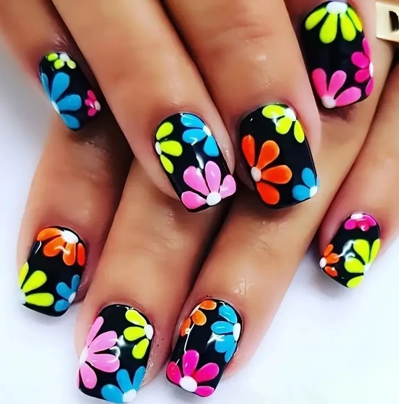 Blumenverlauf Nagelkunstset Karnz