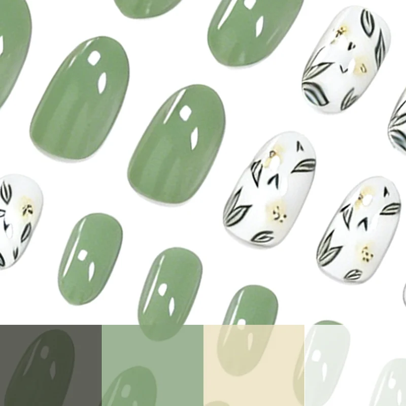 Florale Designs Nagelkunst Set Karnz