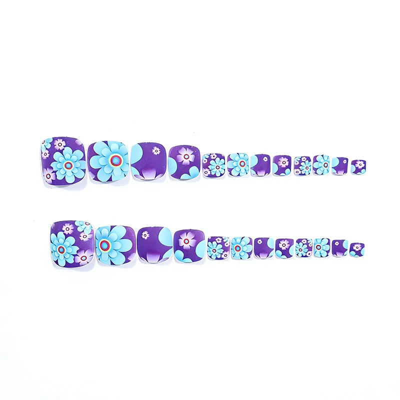 Floral Design Pediküre Nagelkunst Verbesserungen Karnz