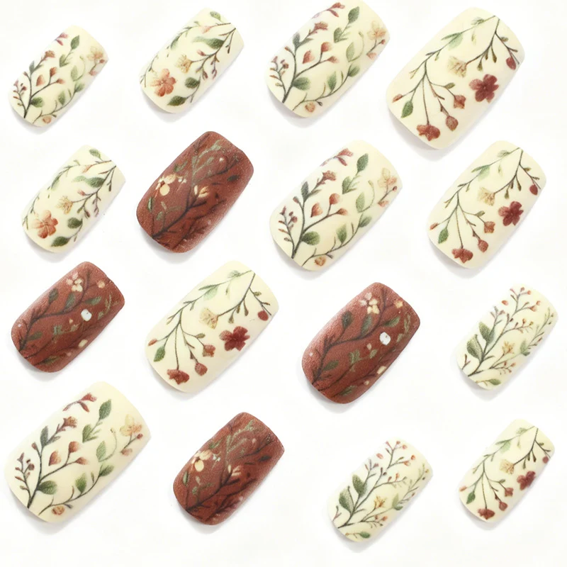 Blumen Design Acryl Nagelkunst Karnz