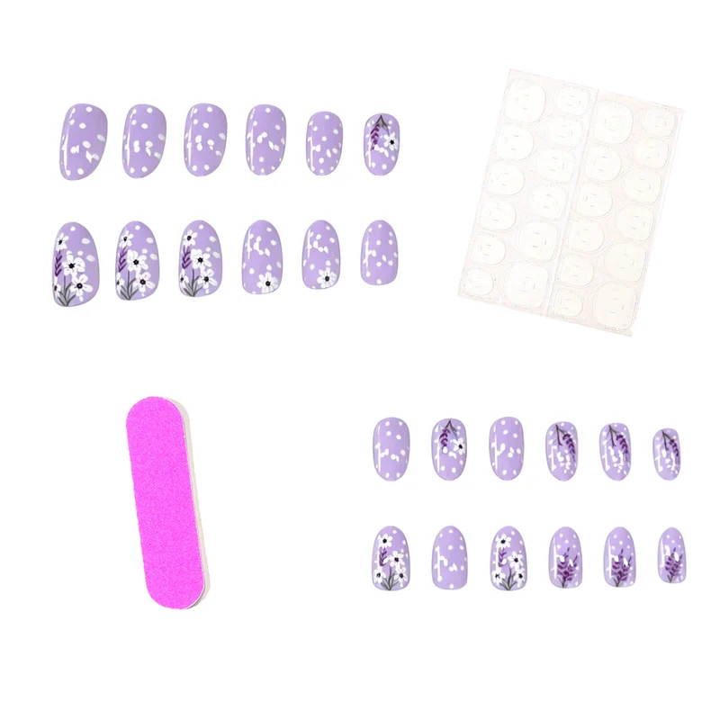 Floral Art Press-On Nail Set Karnz 1789915378