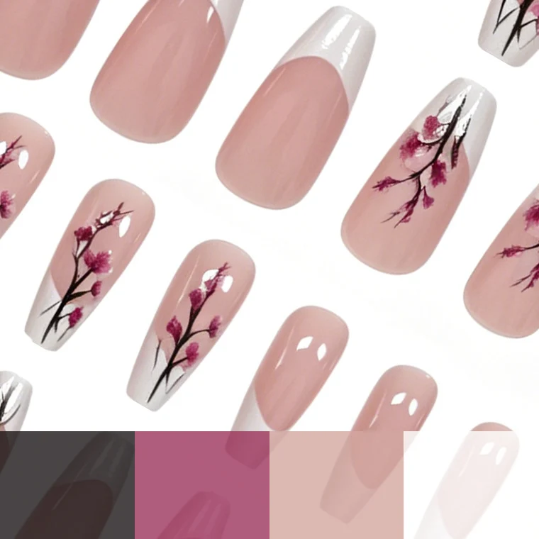 Floral Art Acryl Nagelverstärkungen Karnz 1789915863