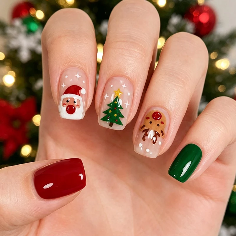 Festliches Feiertags-Nagelkunst-Set Karnz