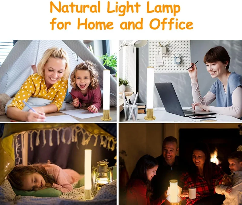 Lichttherapielampe, 10000 Lux, UV-frei, mit 3 Farbtemperaturen, einstellbare Helligkeit, Timer, Lichttherapielampe,Vollspektrum-Licht