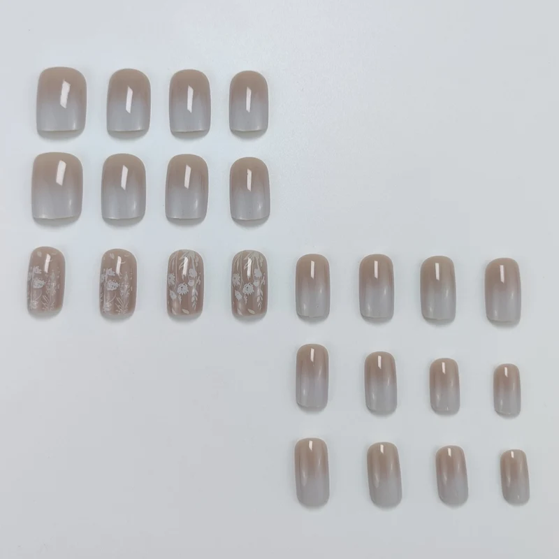 Elegante Ombre Acrylnagelverlängerungen Karnz 1789915886