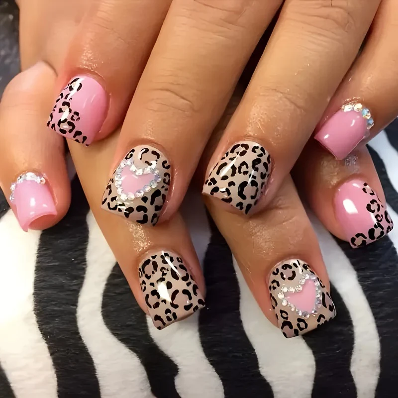 Elegante Lange Acryl Nagelverlängerungen Karnz