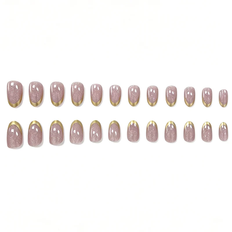 Elegante Glänzende Nagelkunst Verlängerungen Karnz