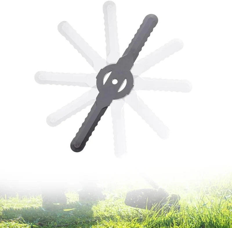 Ersatzklingen aus Kunststoff,Ersatzmesser Rasentrimmer,Rasentrimmer Messer Kompatibel mit 3-in-1-Mähern Mini-Mähern und Trimmer