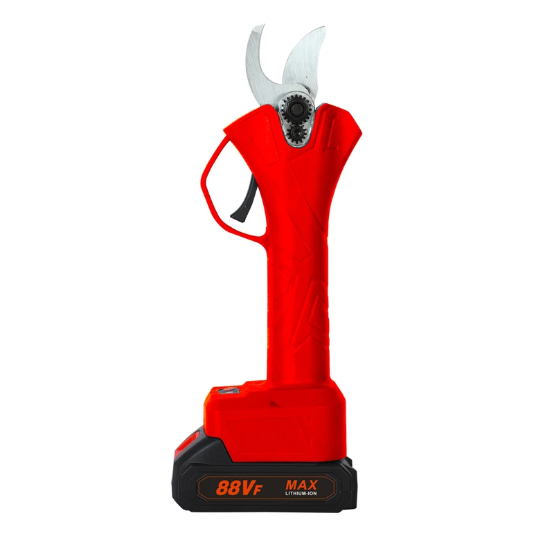 Professionelle Akku Astschere 21V Schnurlose Elektrische Gartenschere, 0-25mm Akku Astschere, mit 2 Stück Batterien Baumschere