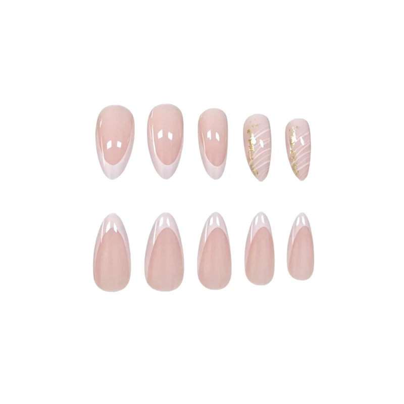 Elegante French Tip Gel-Nagelverstärkungen Karnz 1789915803