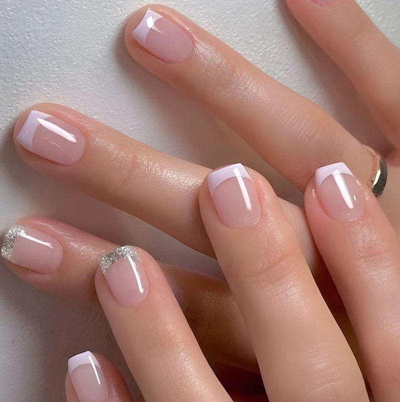 Elegante französische Spitzen-Acryl-Nagelverstärkungen Karnz 1789915301