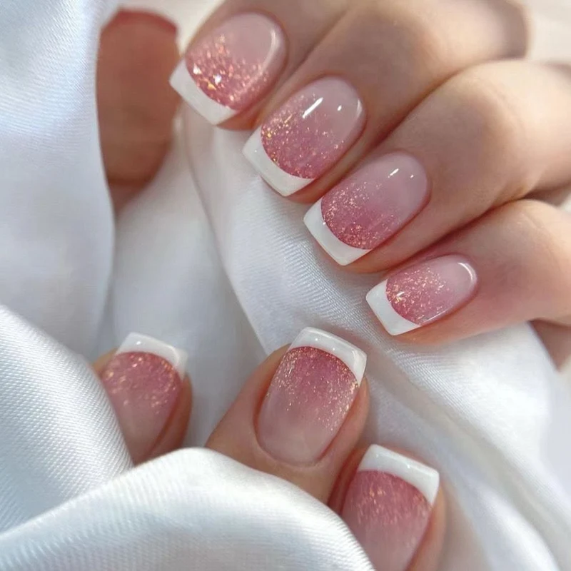 Elegante französische Spitzen-Acryl-Nagelverstärkungen Karnz 1789915301