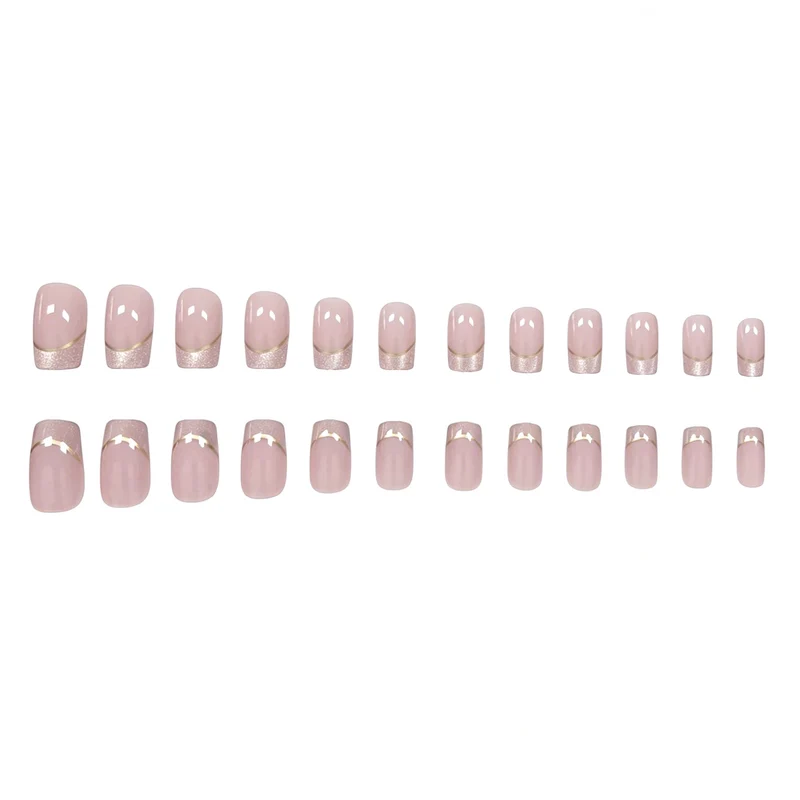 Elegante Französische Tip Acryl-Nagelkunst Verbesserungen Karnz