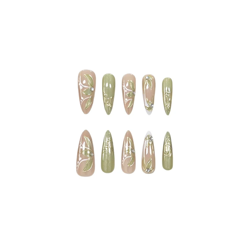 Elegante Blumen Nagelkunstverlängerungen Karnz 1789915831
