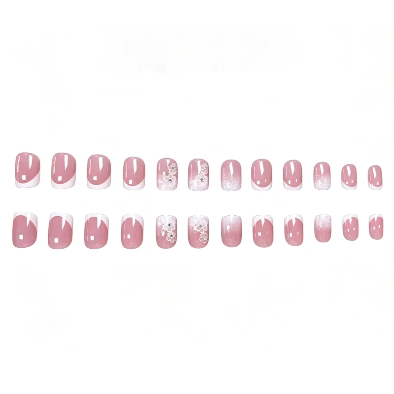 Elegante florale Acryl-Nagelkunst-Verstärkungen Karnz 1789915593
