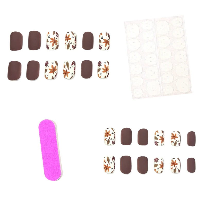 Elegante florale Acryl-Nagelkunstverzierungen Karnz 1789915567