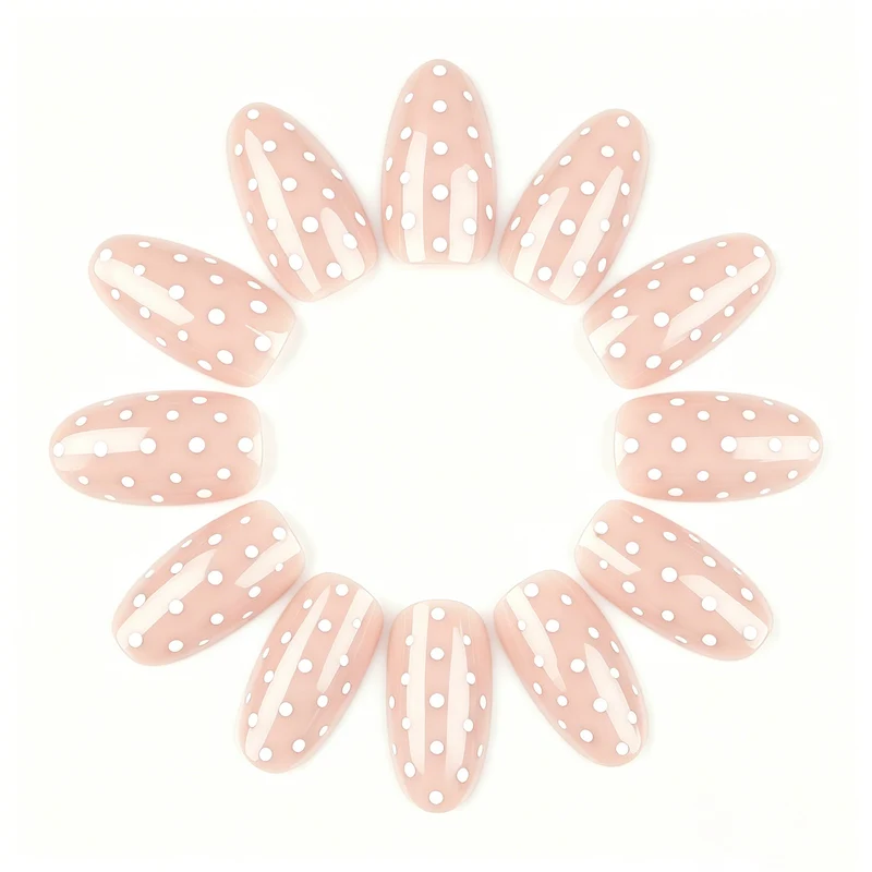Elegante mandelförmige Nagelkunstverzierungen Karnz 1789915539