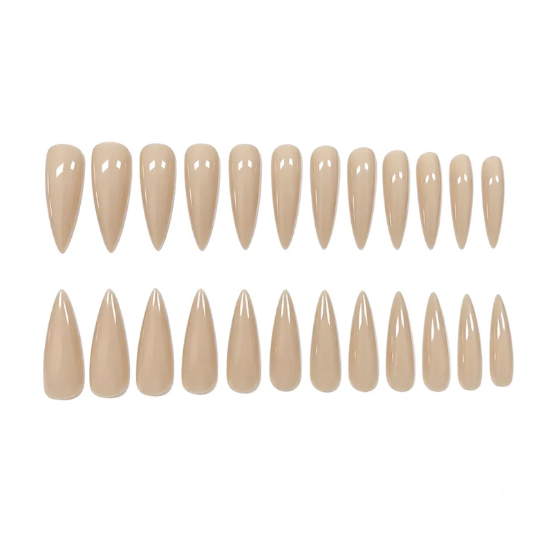 Elegante mandelförmige Acryl-Nagelerweiterungen Karnz