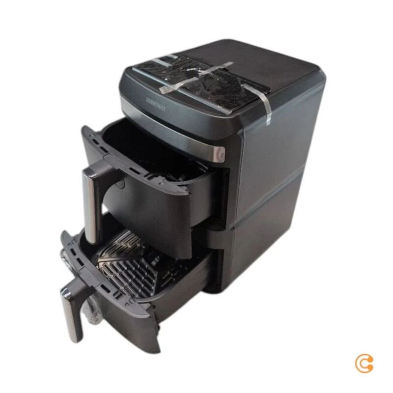 GOURMETmaxx Heißluftfritteuse Airfryer Schwarz 12L Fritteuse SIEHE TEXT/FOTO