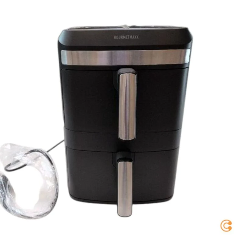 GOURMETmaxx Heißluftfritteuse Airfryer Schwarz 12L Fritteuse SIEHE TEXT/FOTO