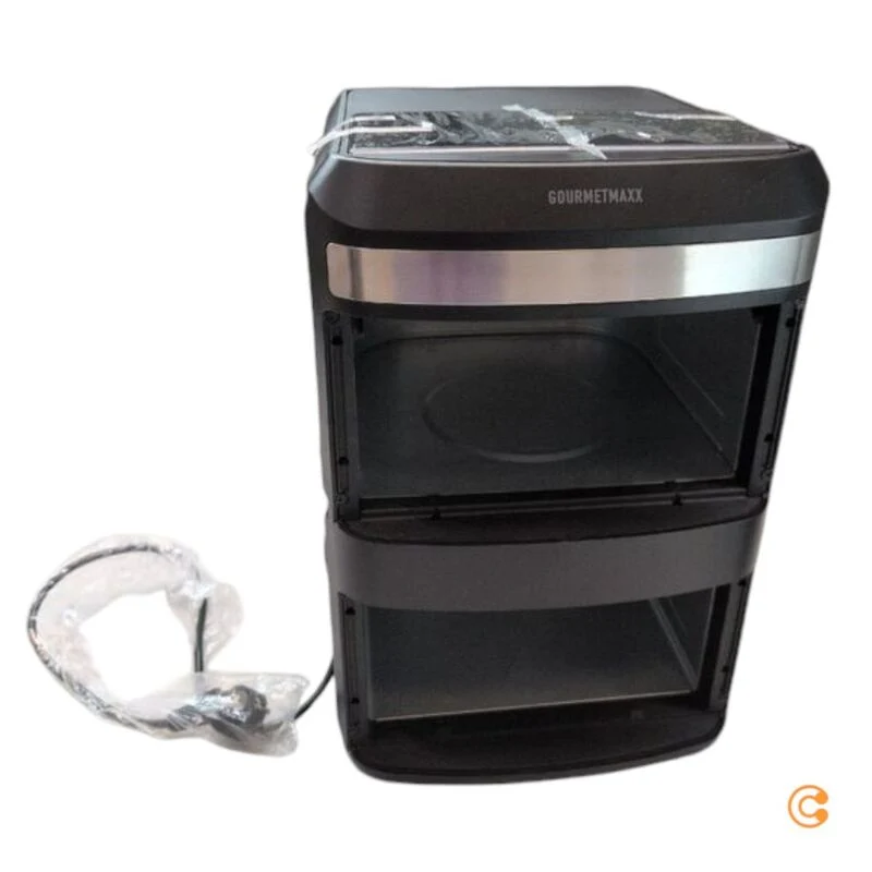 GOURMETmaxx Heißluftfritteuse Airfryer Schwarz 12L Fritteuse SIEHE TEXT/FOTO