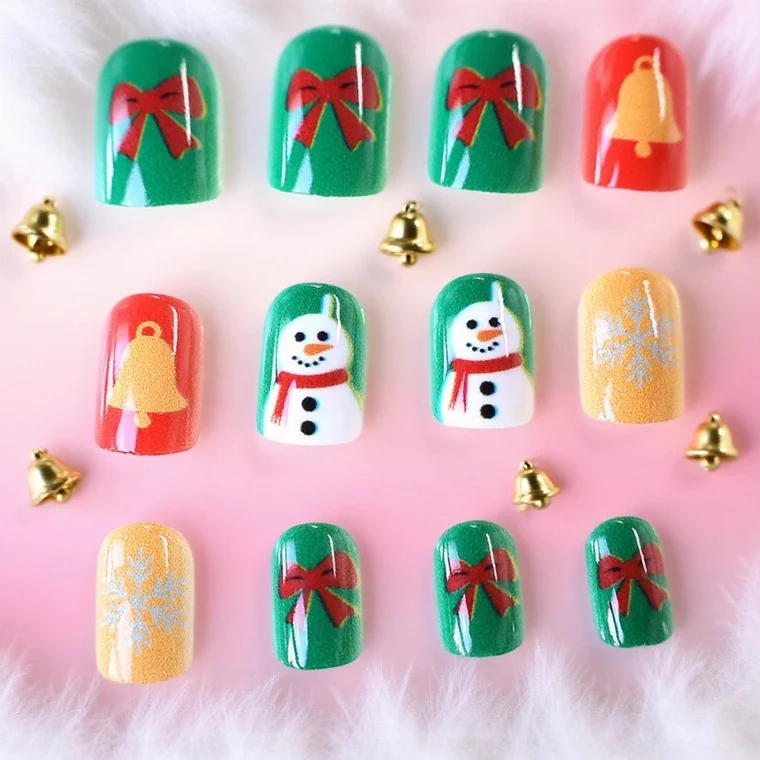 Kreative Themen Press-On Nagelkunst Karnz