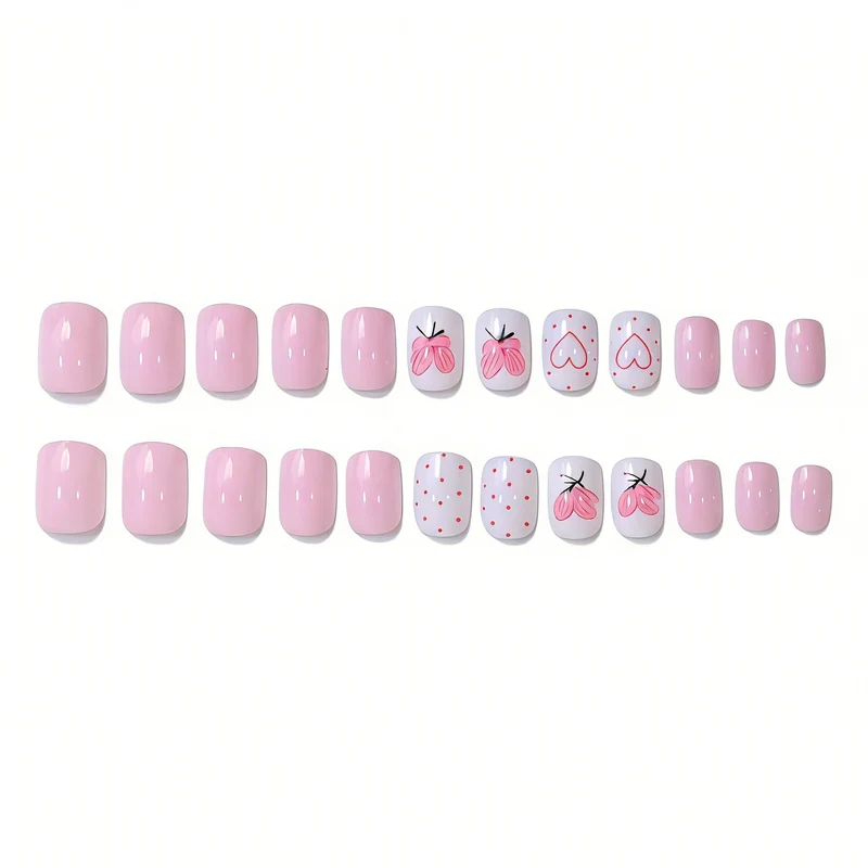 Kreatives Florales Acrylnagelkunstset Karnz