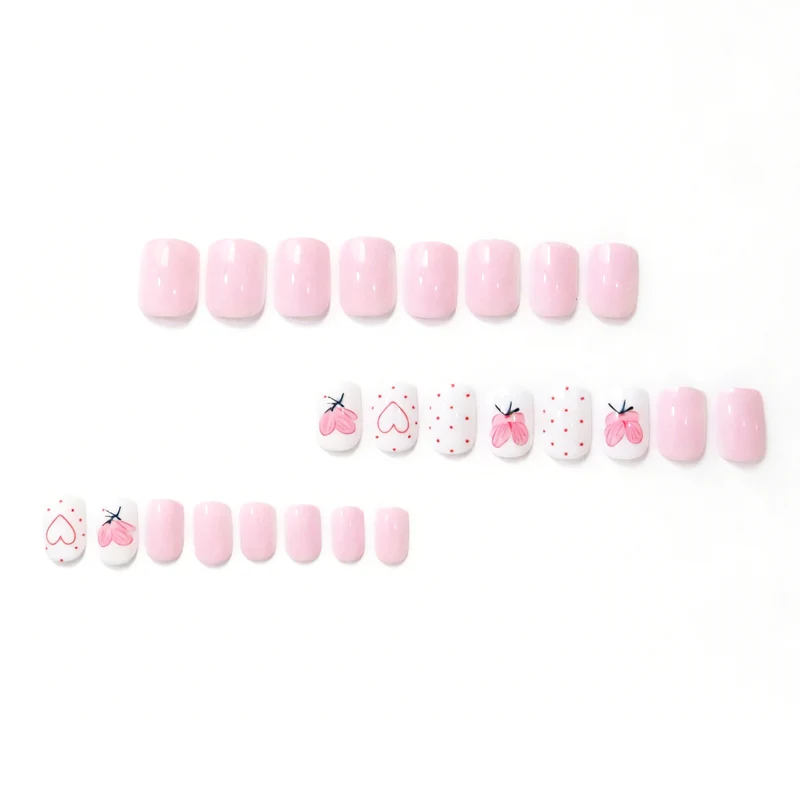 Kreatives Florales Acrylnagelkunstset Karnz