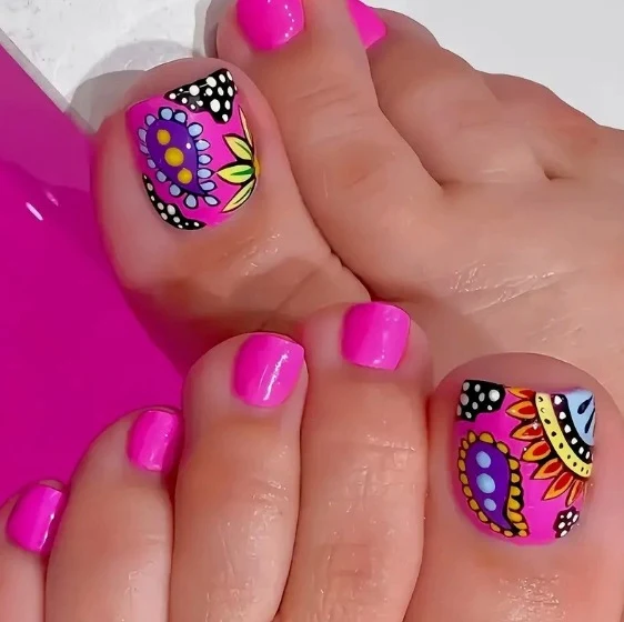 Dekorative Pediküre Nagelkunst Verbesserungen Karnz