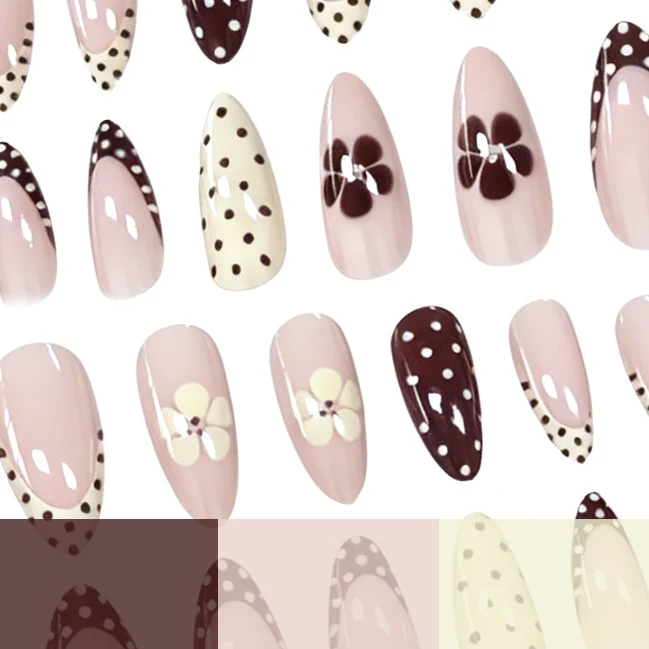 Dekorative Gel-Nagelkunst-Verzierungen Karnz