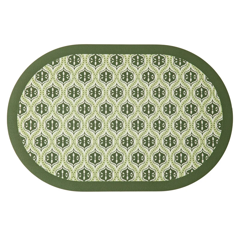 Runder dekorativer Teppich mit floraler Tierillustration und feiner Jacquardstruktur Karnz