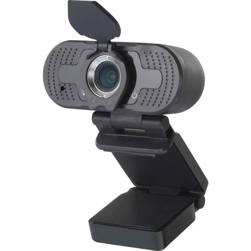 B-Ware Renkforce Webcam Full HD 1920x1080 Pixel Kamera mit Klemm-Halterung und Mikrofon
