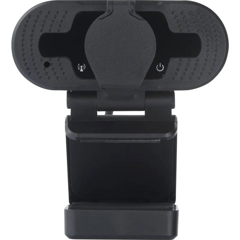 B-Ware Renkforce Webcam Full HD 1920x1080 Pixel Kamera mit Klemm-Halterung und Mikrofon