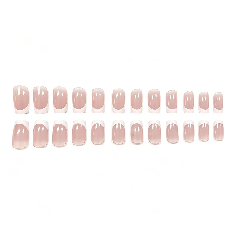 Klassisches Französisches Nageltip Acrylset Karnz