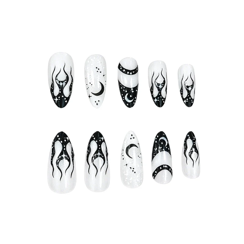 Künstlerische Stiletto Nagelverstärkungen Karnz
