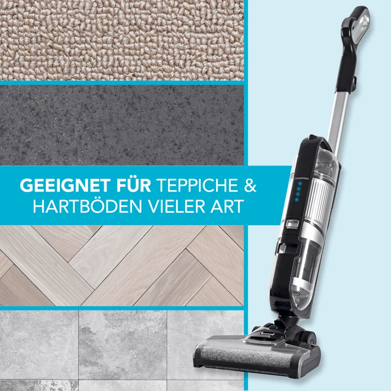 CLEANmaxx Multi-Bodenreiniger + Teppichshampoo - Saugen, Nass- & Trockenwischen