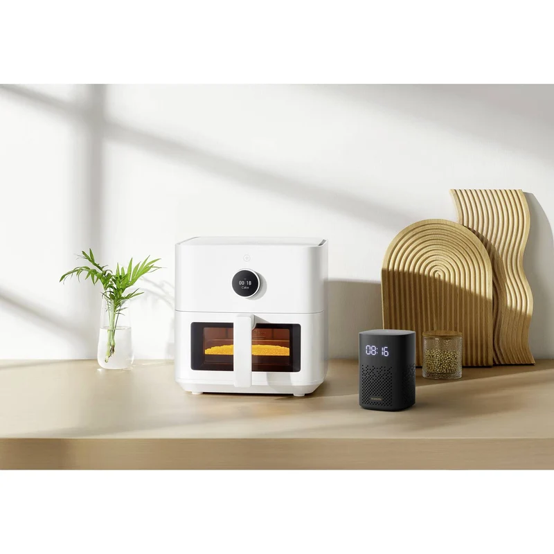 B-Ware Xiaomi Heißluftfritteuse Fritteuse 5.5l App steuerbar Antihaft Timer Display