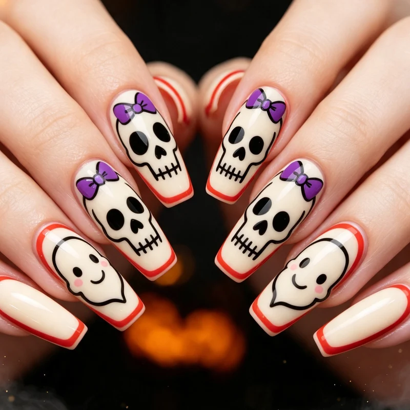 Künstlerische Nagelkunst Karnz