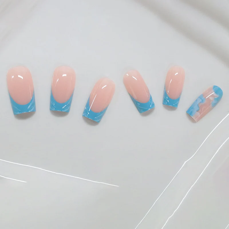 Künstlerisches Marmor-Design Nagelkunst Karnz