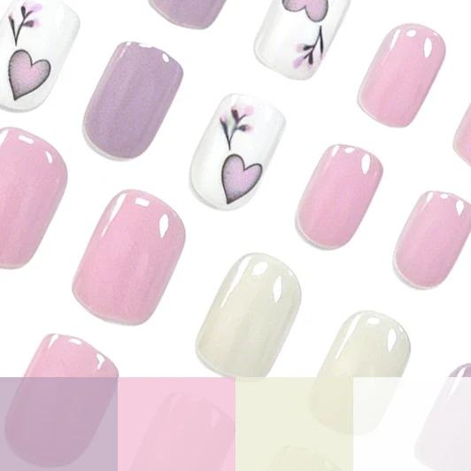 Künstlerische Herz-Design Nagelkunst Verbesserungen Karnz