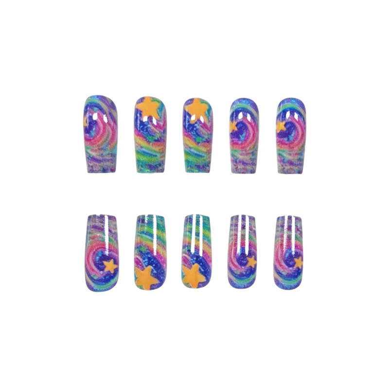 Künstlerische Glitzer-Nagelkunst-Erweiterungen Karnz