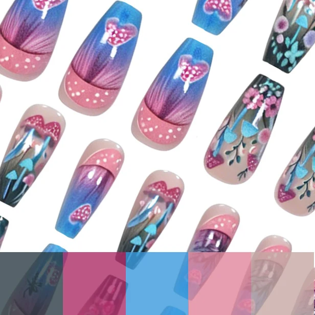 Künstlerisches Gel-Nagelkunst-Enhancements Karnz