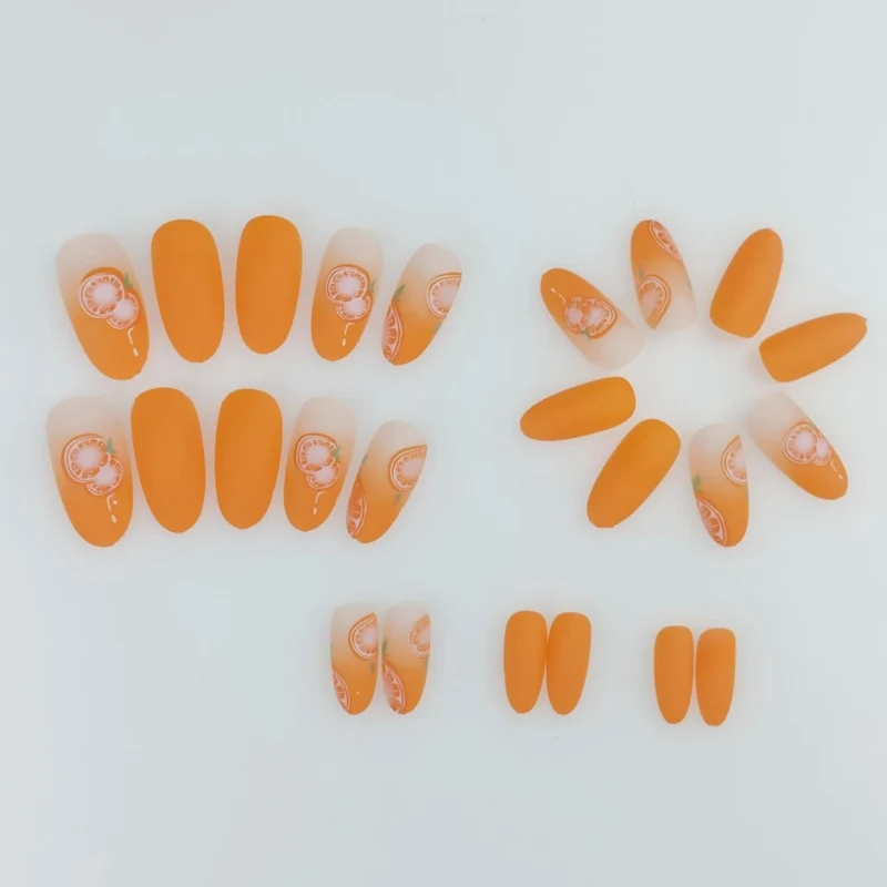 Künstlerische Obst-Themen Nagelkunst Karnz